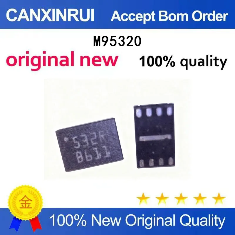 

(5-100 Pieces) Brand new original M95320-WMN6TP silk screen 95320WP package SOP-8 storage chip IC