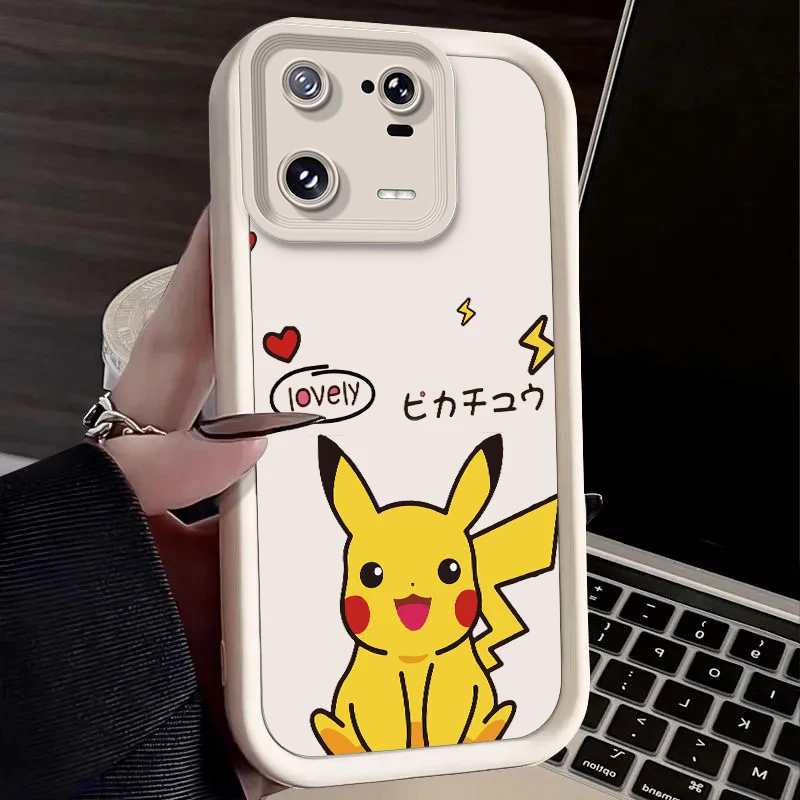 Pokemon Pikachu Soft Case for Xiaomi Redmi Note 13 5G 12 Turbo 12C 11 11S 10 Pro Max 10S 4G 10A 10C 9 9A 9C 9T A2 A1 Cover Funda image 4