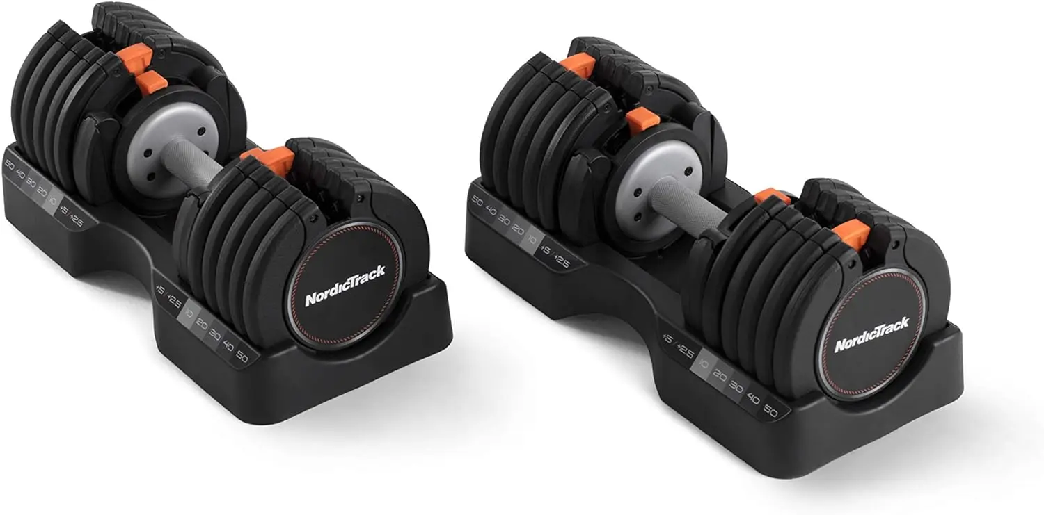 Mancuernas ajustables Select-a-Weight para hacer ejercicio en casa, mancuernas, gimnasio, pesa