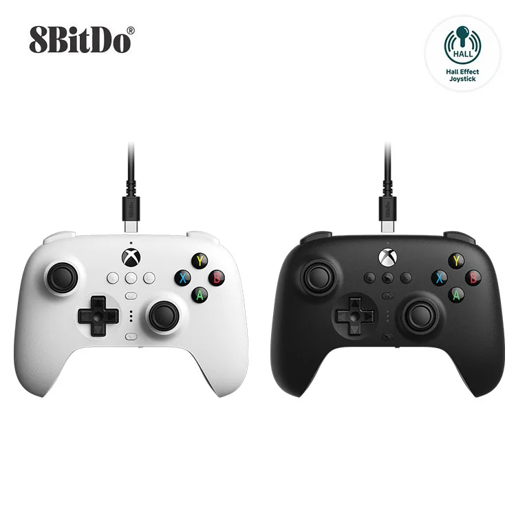 

8BitDo - New Ultimate Wired, Hall Effect Joystick Update, Gaming Gamepad for Xbox Series, Series S, X, Xbox One, Windows 10, 11