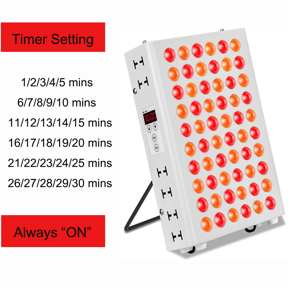 Red and Near-Infrared LED Therapy Panel Lamp