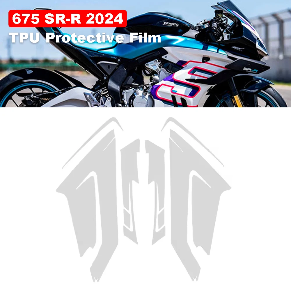 

675 SR-R PPF Motorcycle TPU Protective Film For CFMOTO 675 SR R Body Windshield Fairing Paint Invisible Protection Stickers Kit