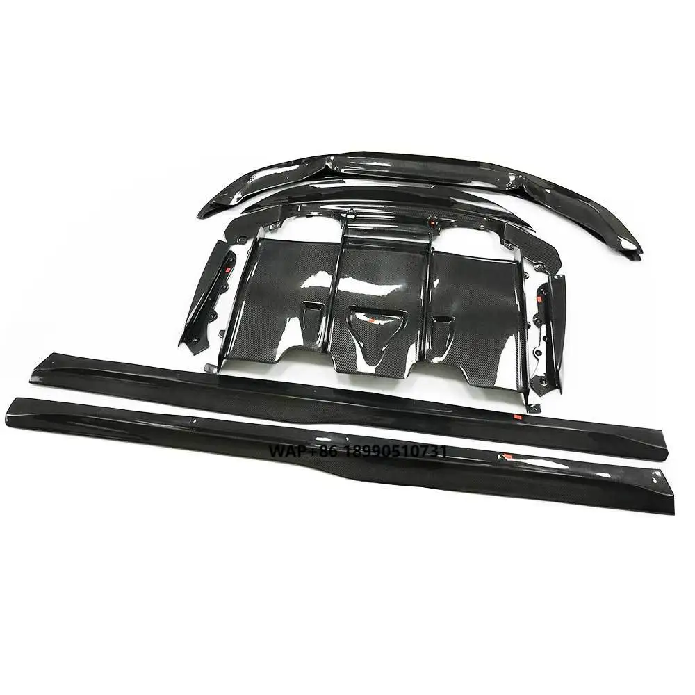 

Carbon Fiber Bodykit Front Bumper Chin Lip Rear Diffuser Trunk Spoiler Side Skirt PSM Style for M4 F82 M3 F80