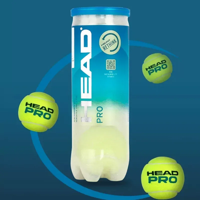 HEAD Professional Tennis 4B TEAM 3 Tour X  Training Ball T 3B Pro Match Balls High Elasticity Resistant Durable Excesice