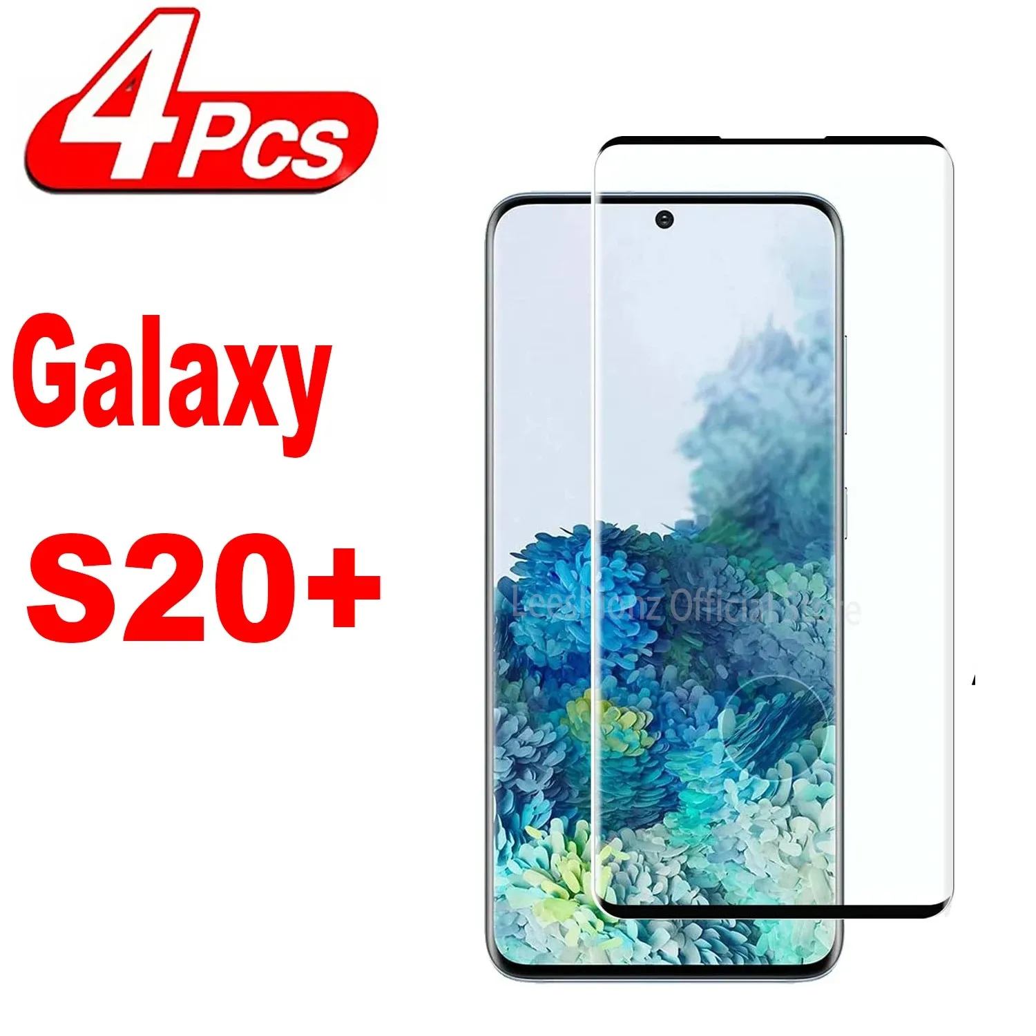 

1/4Pcs Screen Protector Glass For Samsung Galaxy S20+ S20 Plus Tempered Glass Film