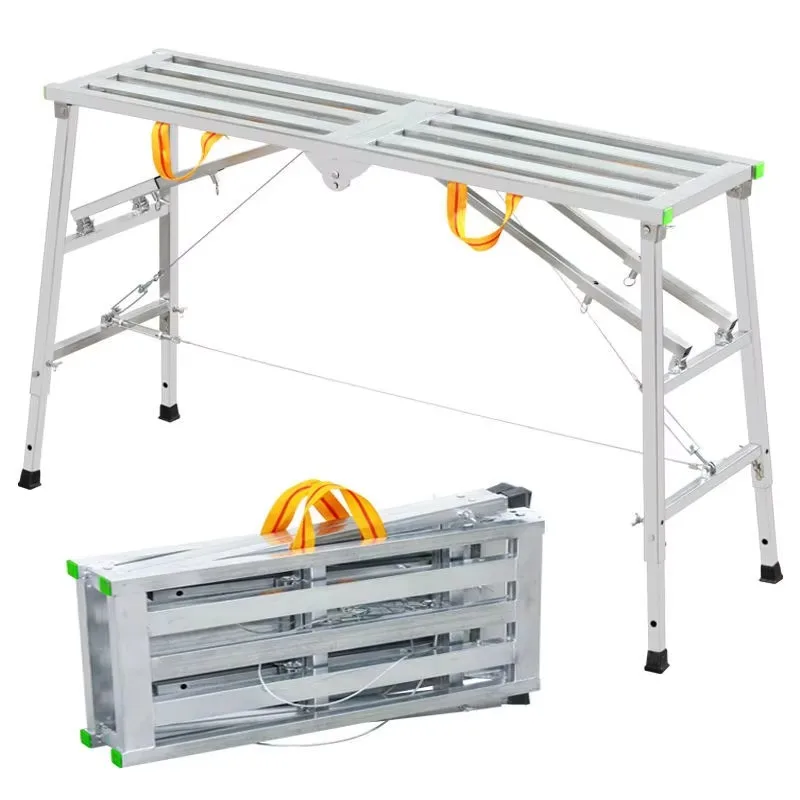 مقعد حصان محمول من الفولاذ قابل للتعديل بارتفاع سميك لسلامة العمل على ارتفاعات عالية