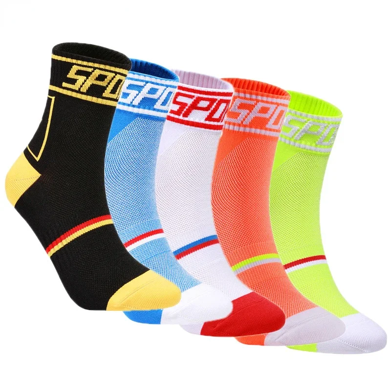 Four Seasons Universal Professional Cycling Socks Breathable Bike Socks Running Marathon Outdoor Basketball Fitness Sports Socks