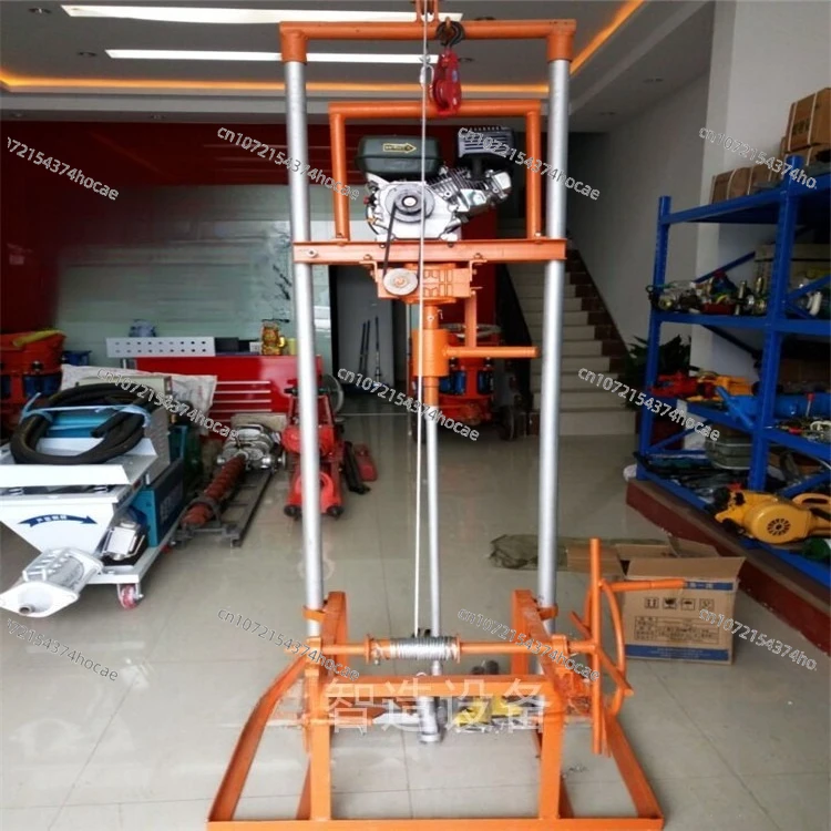 Drilling Household , and water extraction rig, lightweight 100-meter electric farmland drilling rig