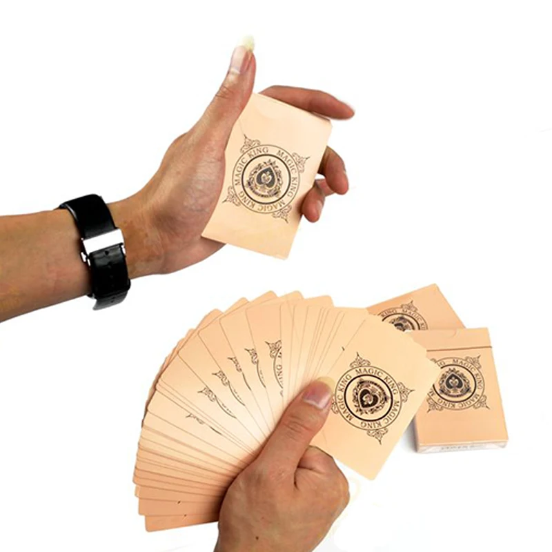 Flesh Back Manipulation Cards Magic Tricks Thin Poker Playing Cards Production Magia Magician Stage Illusions Gimmicks Mentalism