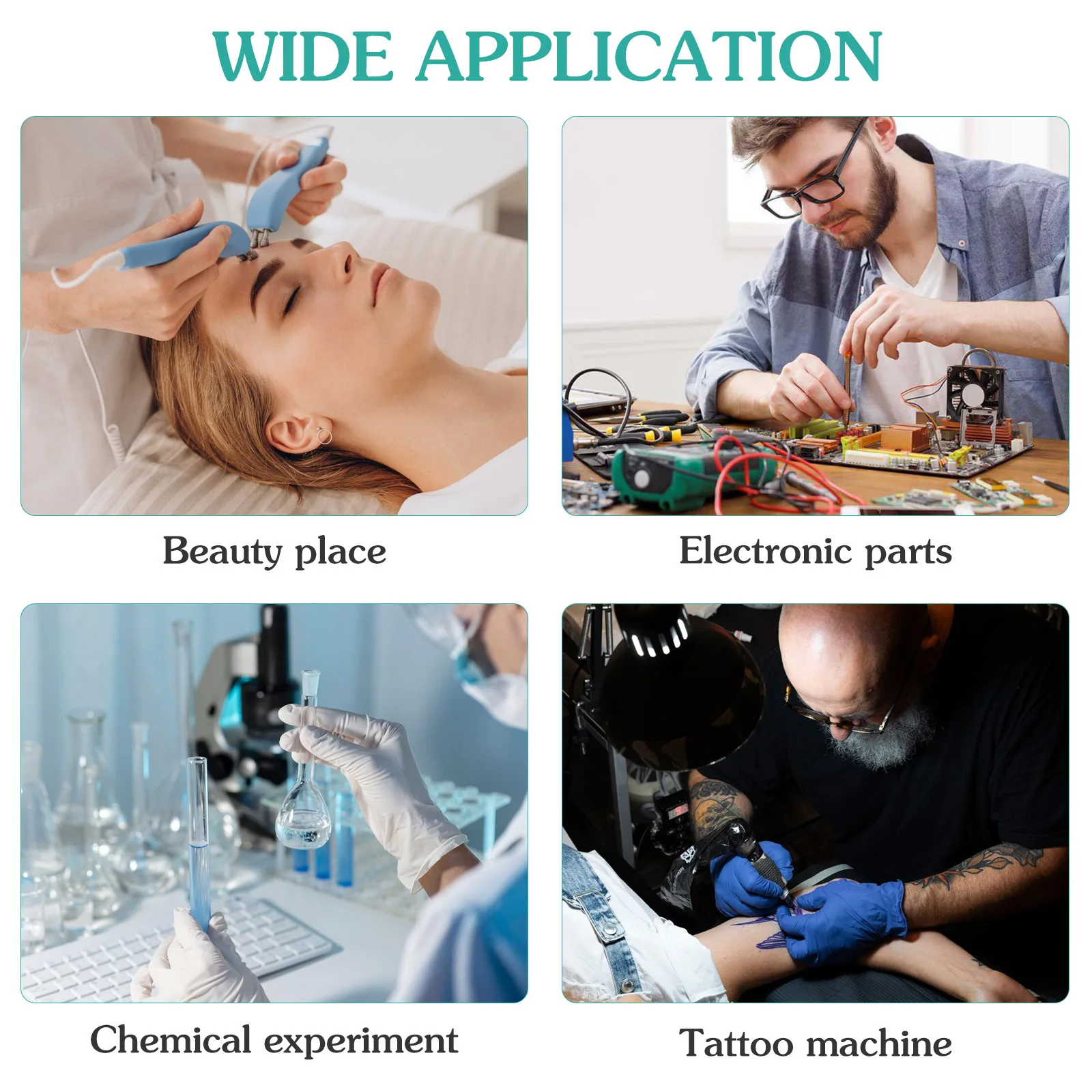 

100PCS Rubber Finger Sleeves Disposable Non-Slip Gloves Anti-Static Latex Fingertip Covers for Nail Art Handle Protector