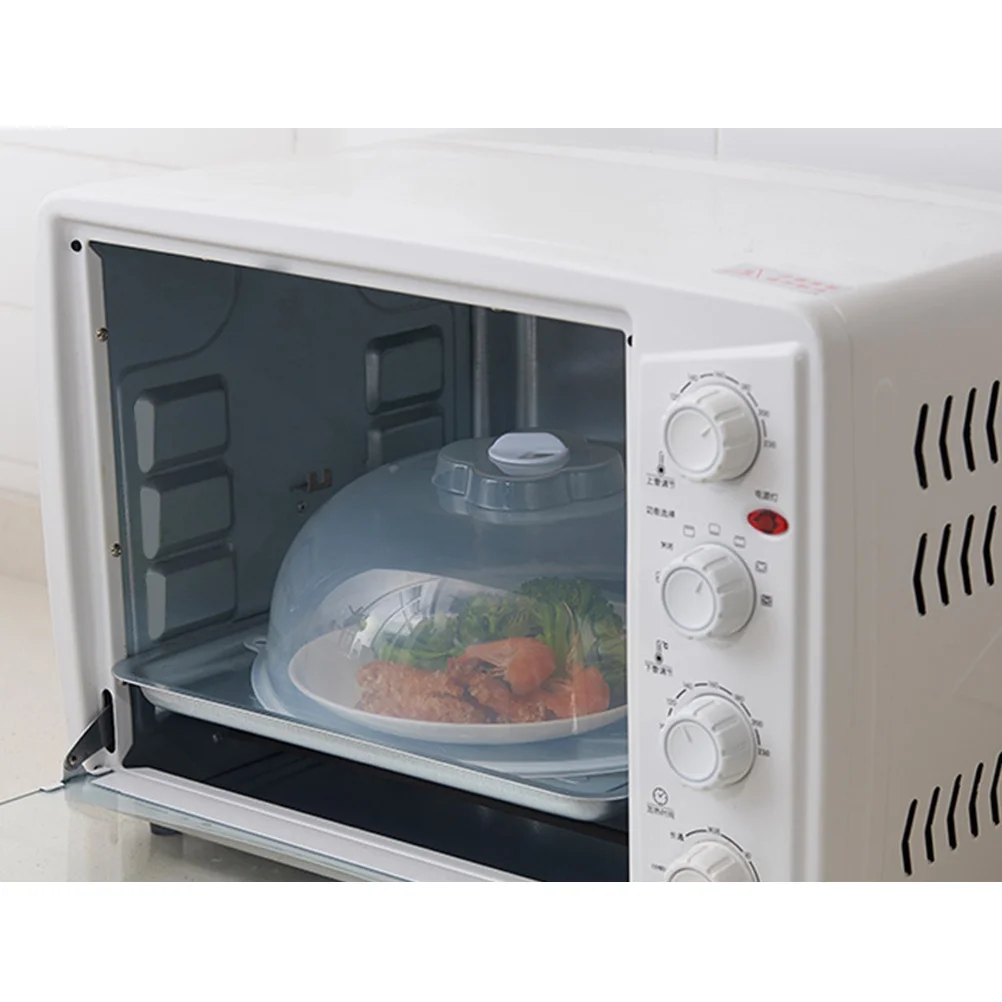 

Large Transparent Microwave Food Cover PP Splatter Proof Lid Dust Resistant Cover for Plates Bowls Easy Clean Kitchen Storage