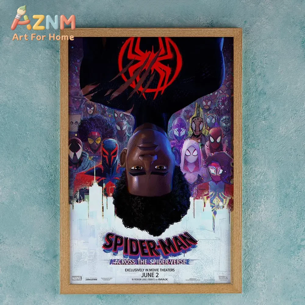 Spider Man Across the Spider Verse 2023 Movie Poster Wall Art Decor Rome Decor Film Poster Collectibles Birthday Gifts - view 3