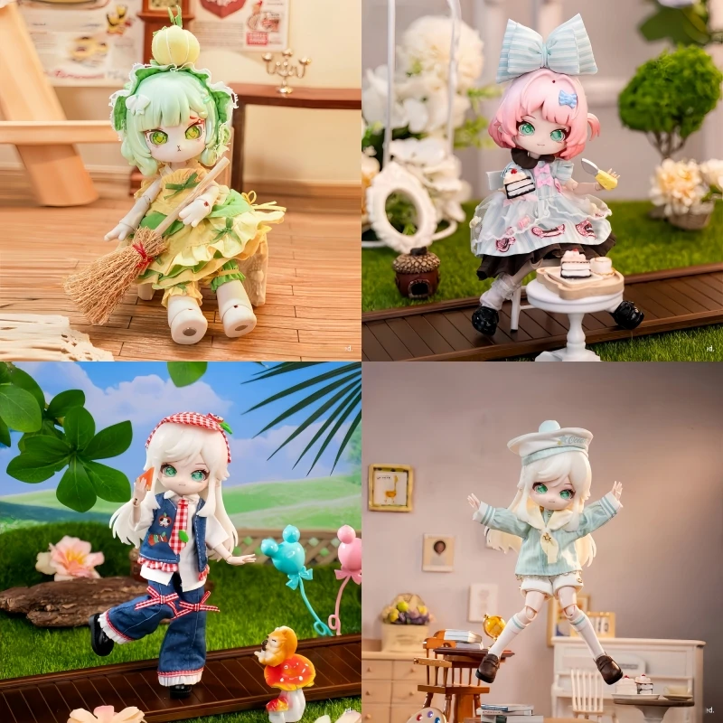 

Come4free Dessert Series 1/12 BJD Doll Ob11 Only Clothes Exquisite Trendy Clothing And Skirt Set Outfit Change Toys Holiday Gift