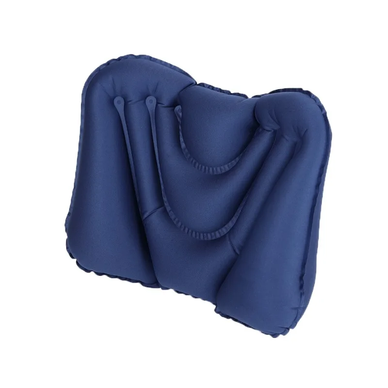 Outdoor camping inflatable waist pad, portable travel waist rest, office waist pad