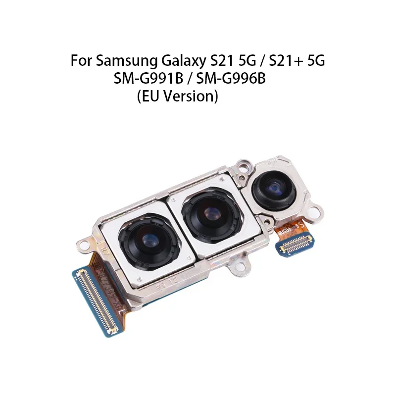 

Gefenis Back Big Main Rear Camera Module Flex Cable For Samsung Galaxy S21 5G / S21 Plus 5G / SM-G991B / SM-G996B (EU Version)
