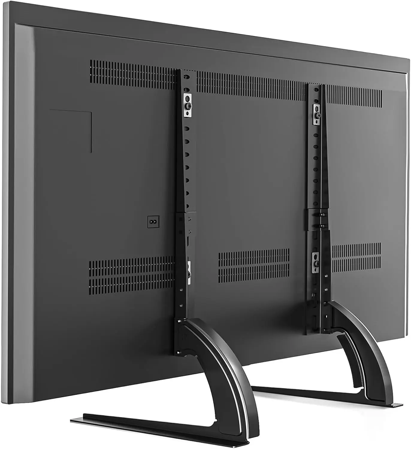 Universal TV Stand for 22-65 Inch Screens, Height Adjustable Base Holds 88lbs, VESA 800x500mm