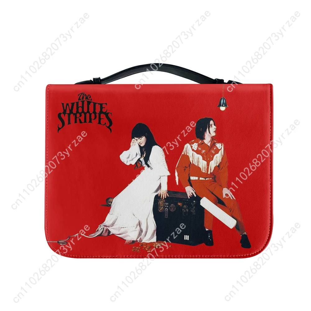 The White Stripes Bible Bags Christian Gifts Personalized Patterns Bible Pack Waterproof Leather Bag High Quality Custom Bags