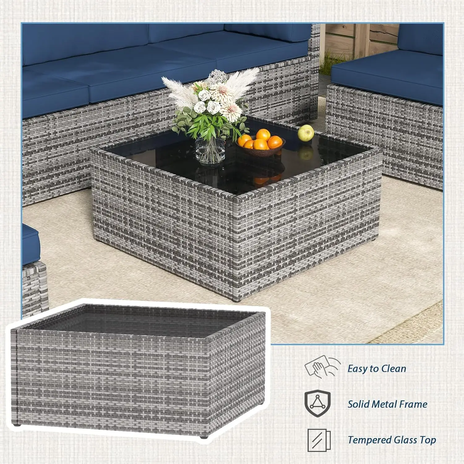 Patio Furniture Set Outdoor 2
