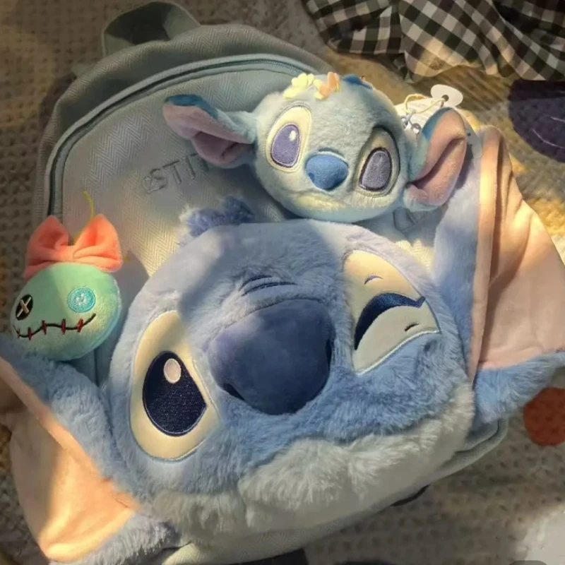 

Lilo&Stitch Stitch Angel Plush Doll Anime Accessories Large Capacity Shoulder Bag Tote Cute Student Casual Bag Surprise Gift