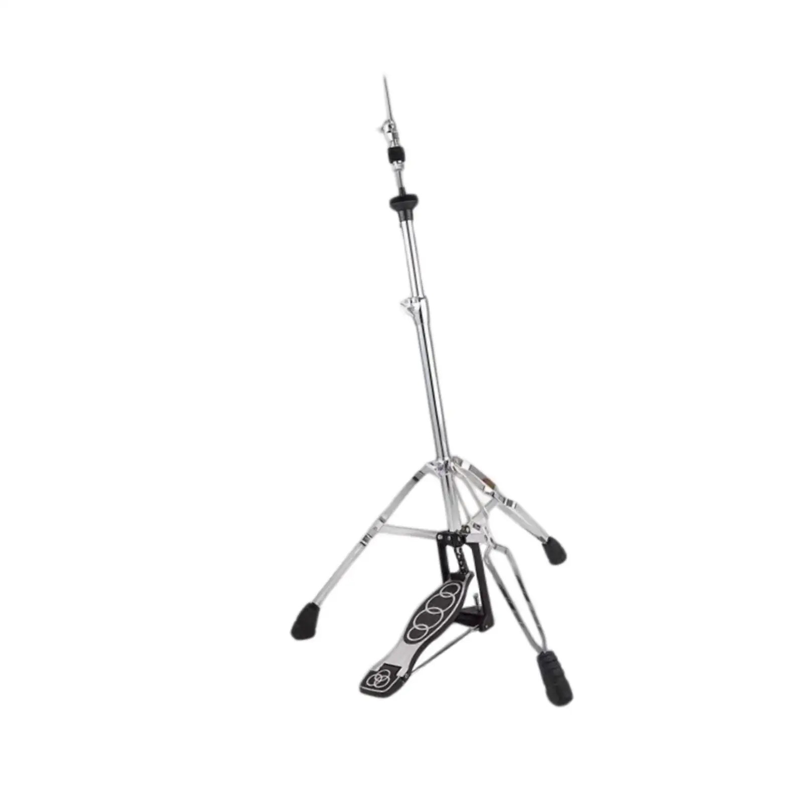 Hi Hat Stand Lightweight with Pedal Portable 3 Leg Drum Hi Hat Cymbal Stand Height Adjustable for Drummer Drum Percussion Parts