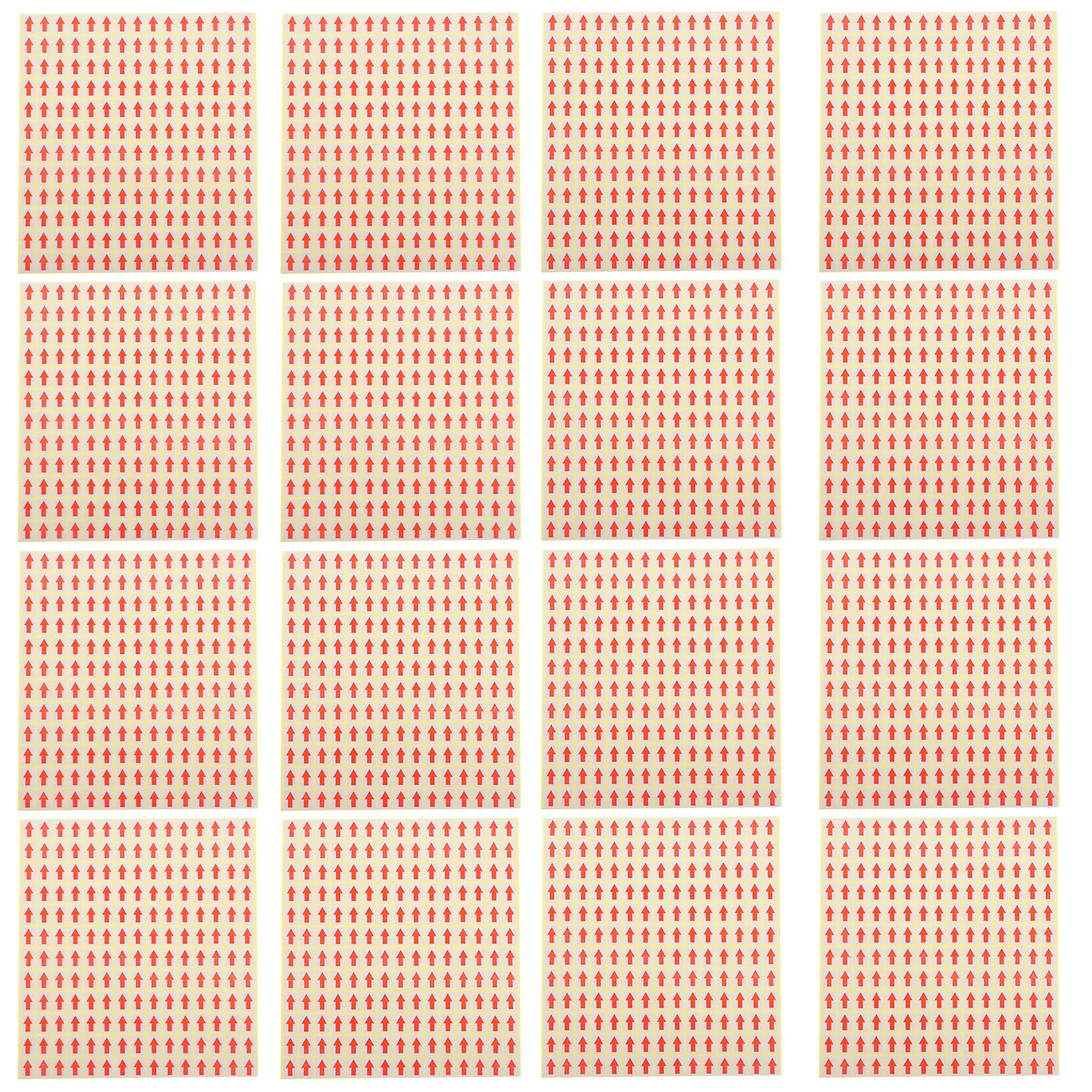 

2700Pcs Small Arrow Labels Red Self Stick Rework Tags for Identifying Defective Items in Production and Inspection Processes