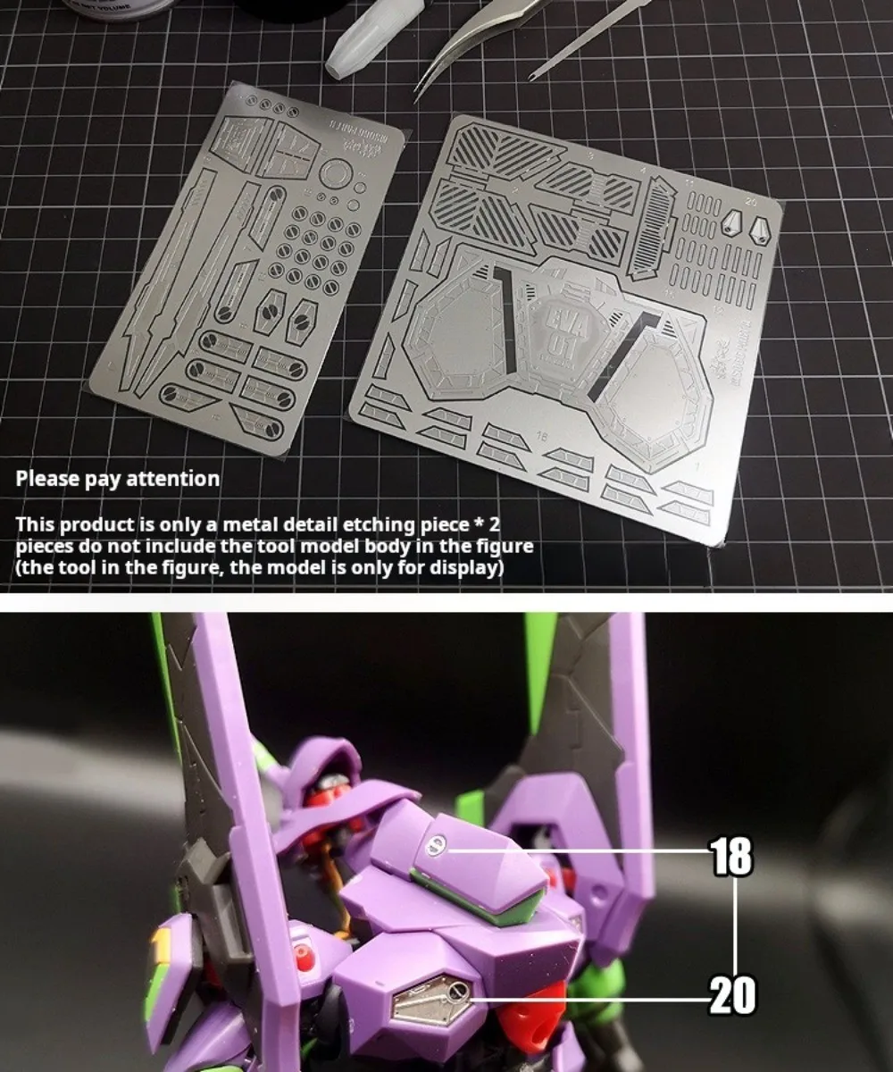 MS066 MSWZ Metal Etching Parts RG EVA Unit 01 for Gundam Military Model Kit Detail Upgrade DIY Model Making Accessories