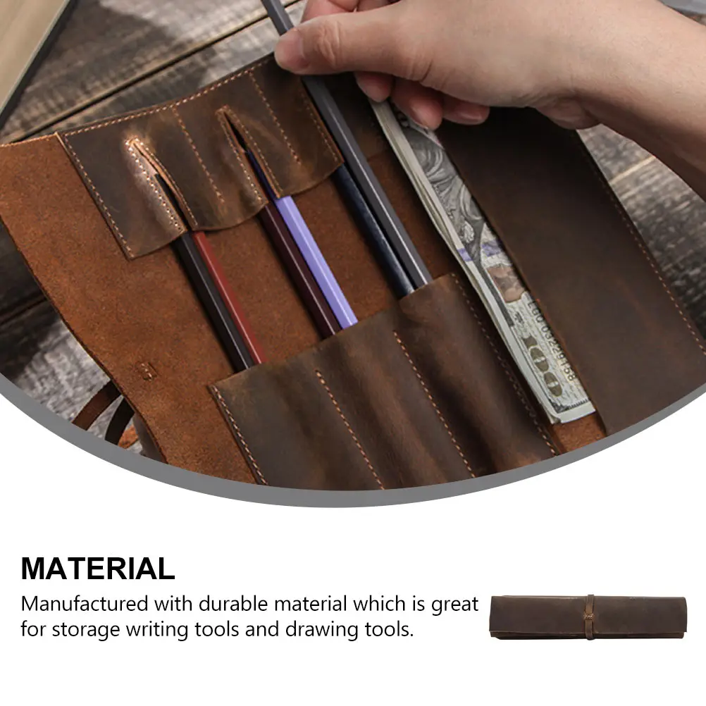 Pencil Roll Bag Handy Pencil Pouch Storage Organizer For Drawing Tools