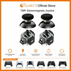 GuliKit TMR Joystick with Stick Cap for PS4 PS5/PS5 Edge Gamepad for Switch Pro Xbox Series Controller Game Accessories Repair
