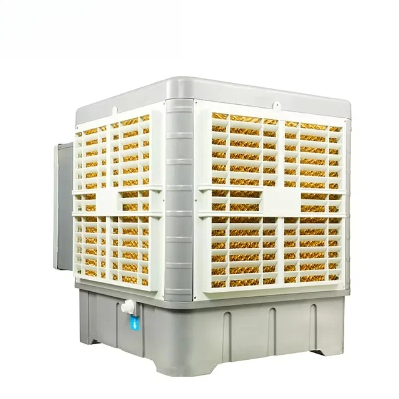 

12 V solar charging window air conditioner evaporative