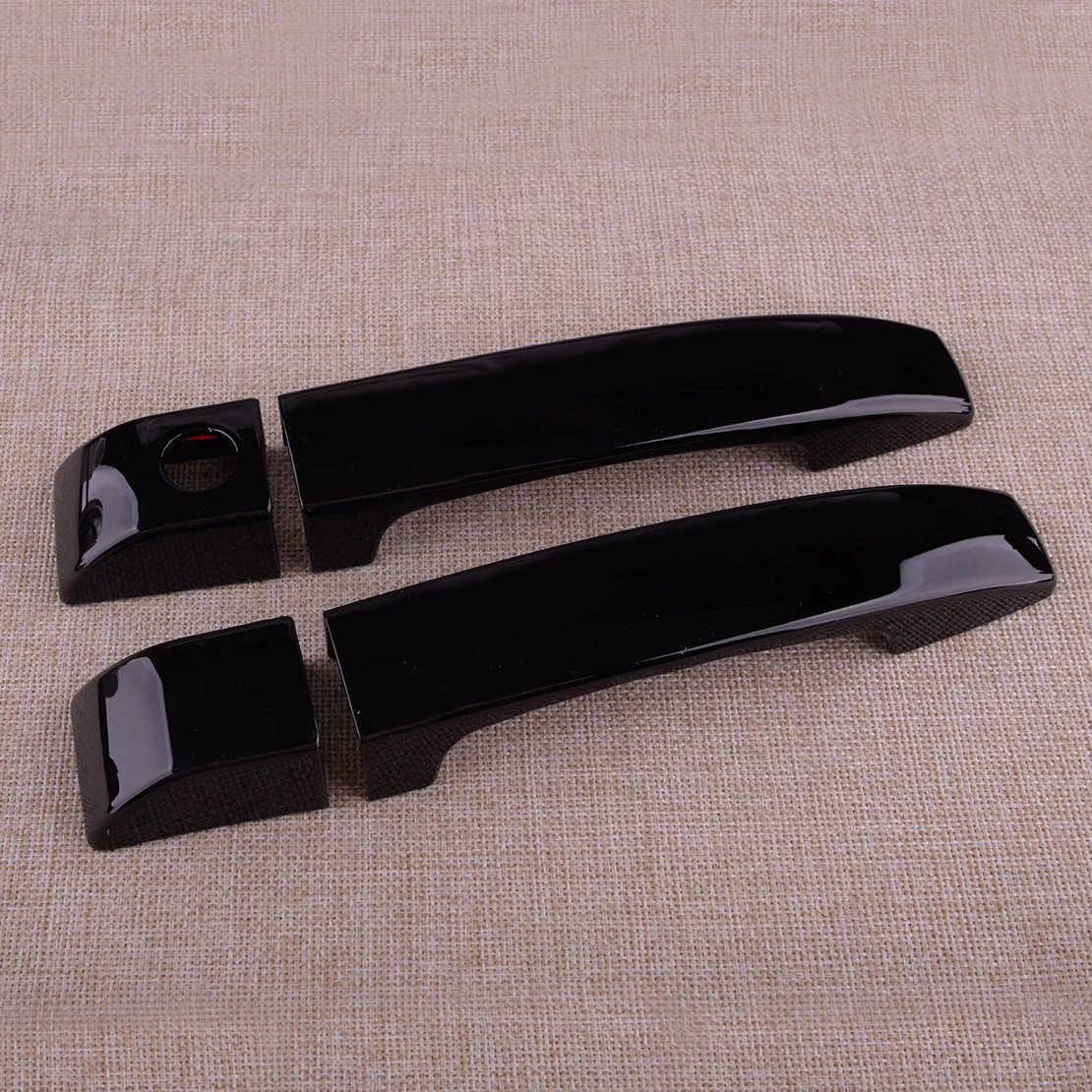 1 Set Black ABS Car Exterior Door Handle Trim Bezel Cover Fit for Land Rover Range Rover L322 2002-2008 2009 2010 2011 2012 New