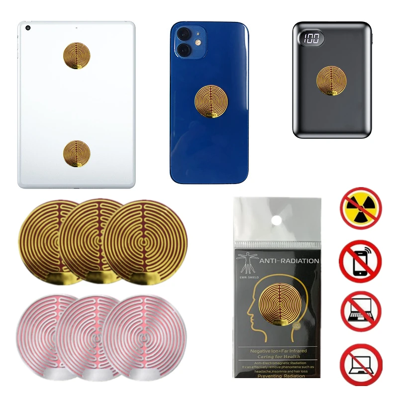 5G & EMF Blocker 6pcs for Mobile Phones EMF Protection Cell Phone Stickers 5G Neutralizer Mobile Phone Protector for All Devices