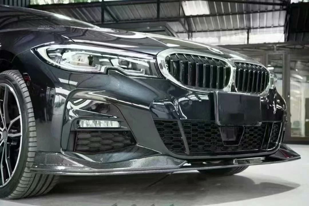 High Quality Carbon fiber AC Style Front bumper Lip For BMW 3 Series G20 G28 Front Lip