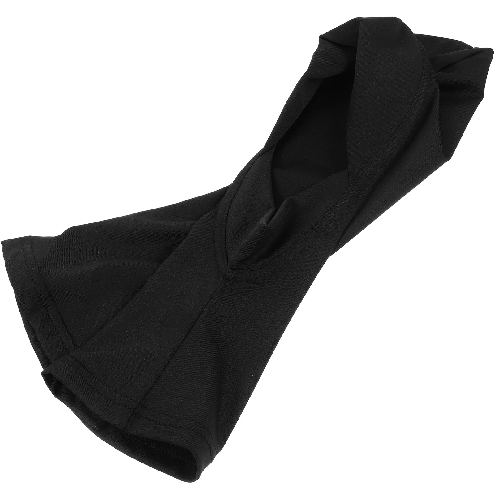 

Black Muslim Hat Inner Hijab Lightweight Stretchable Comfortable Fit Solid Color Full Cover Seamless Design Breathing