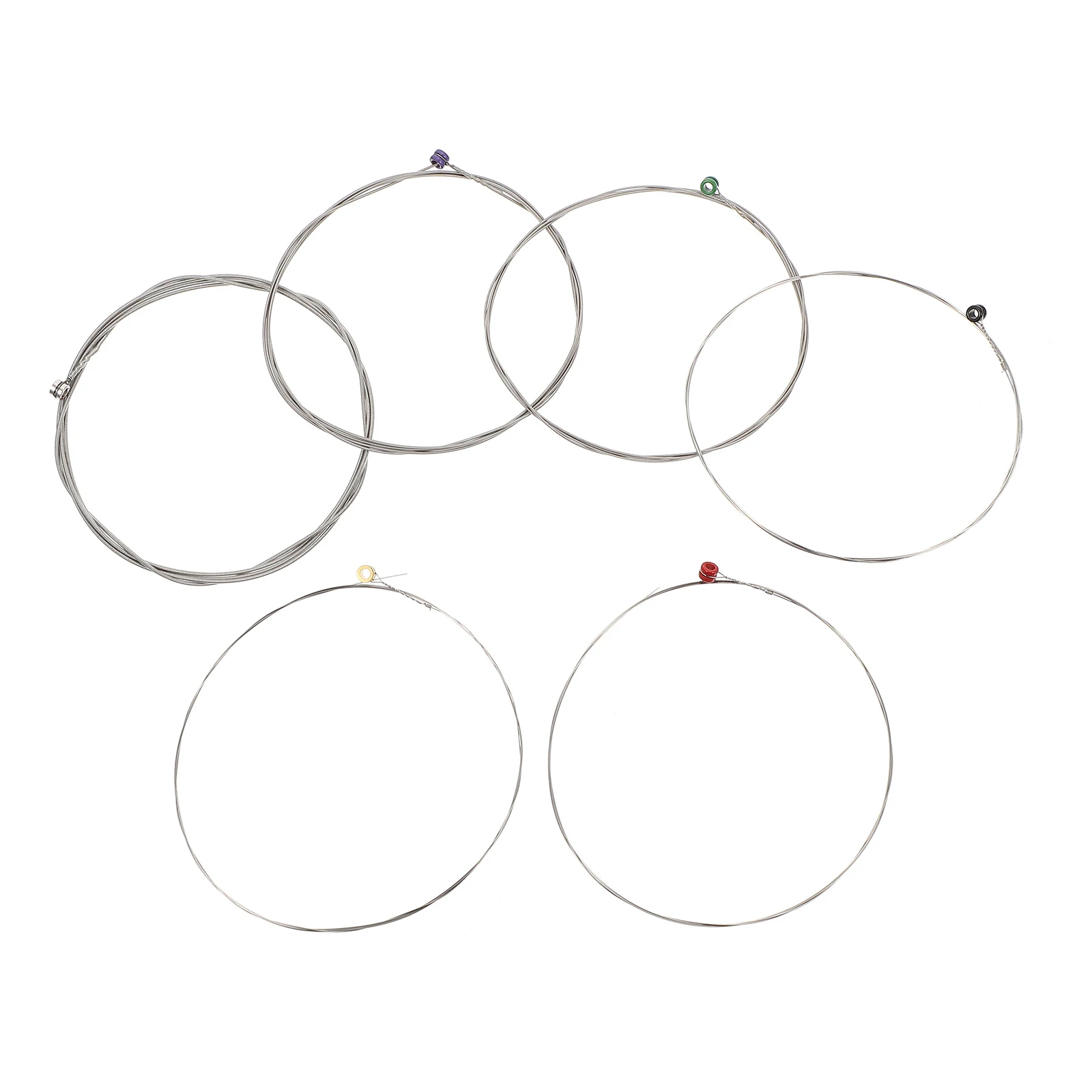 

2 Sets Nickel-plated Guitar Strings Part The User-friendly Parts Inner Material: Hexagonal Carbon Steel
