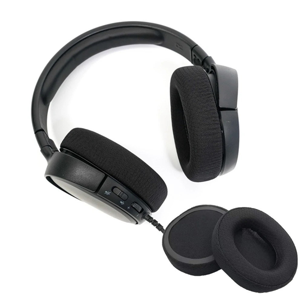 B24B بطانة للأذن وسائد ل Steelseries Arctis 1/3/5/7/9/Pro سماعة رأس لاسلكية عزل الإسفنج وسائد الأذن