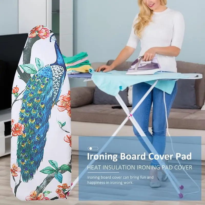 140x50CM Digital Printing Ironing Board Cover Heat Insulation Present for Your Friends,Families, Lovers Etc Ironing Table cover