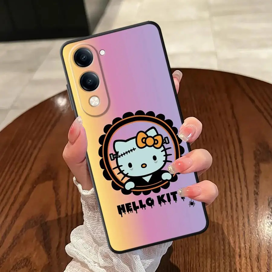

Мягкий чехол для телефона Cat Hello Kitty Halloween для Vivo Y16 Y17 Y12 Y15S Y02 Y11 Y30 Y20 Y21 Y22 Y31 Y36 Y27 Y19 Y33S Y35