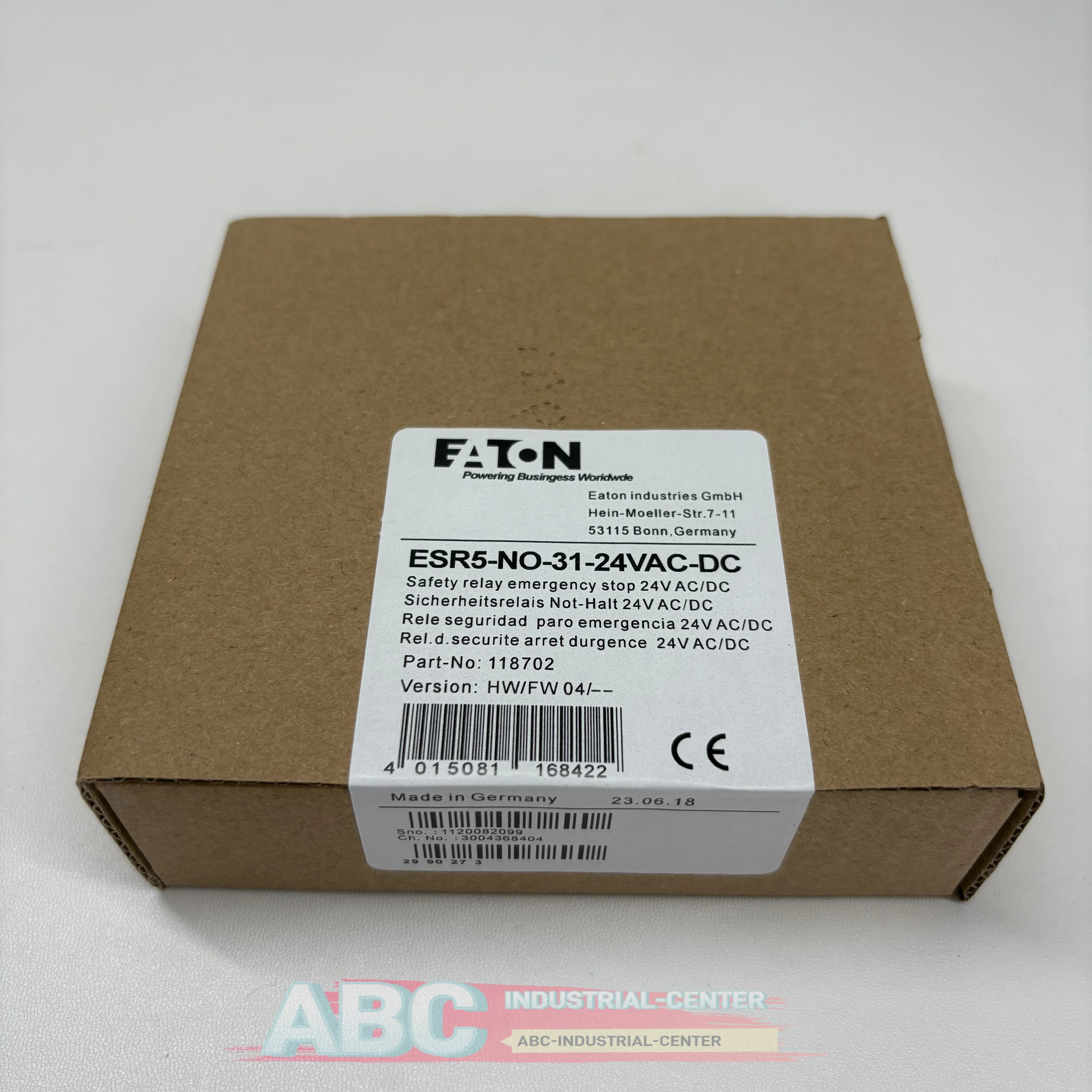 ESR5-NO-31-24VAC-DC nuovo in scatola Relè di sicurezza