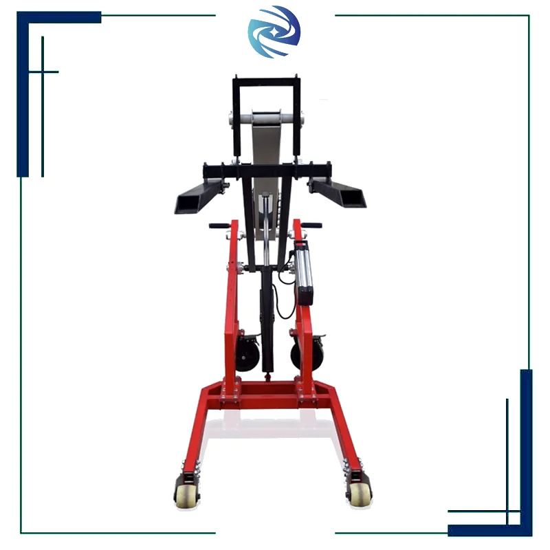 Good Quality Factory Price Red 500kg 700kg 1.7m Portable Electric Hydraulic Crank Arm Small Loaders Lift Manual Stacker