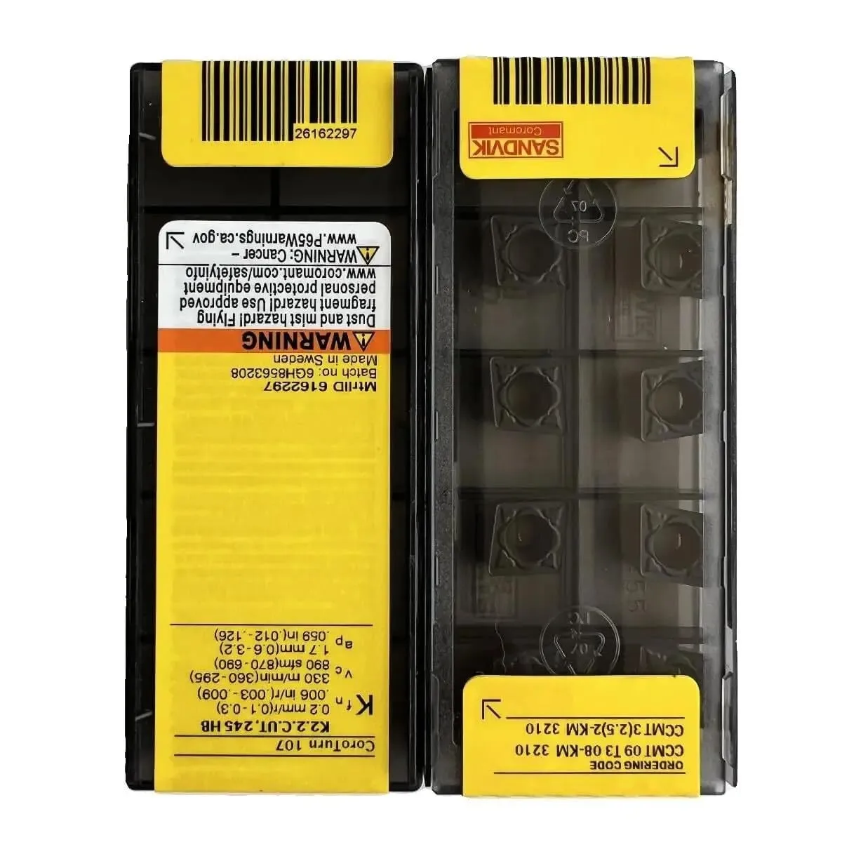 

Оригинальный SANDVIK / CCMT09T308-KM 3210 / Лезвие с ЧПУ из твердого сплава, 10 шт.