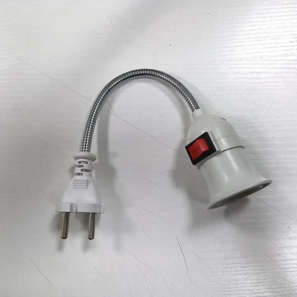 Factory Direct Sales 360-degree Universal Conversion E27 Screw with Switch Lamp Head Turning Lamp Holder 360-degree Rotating