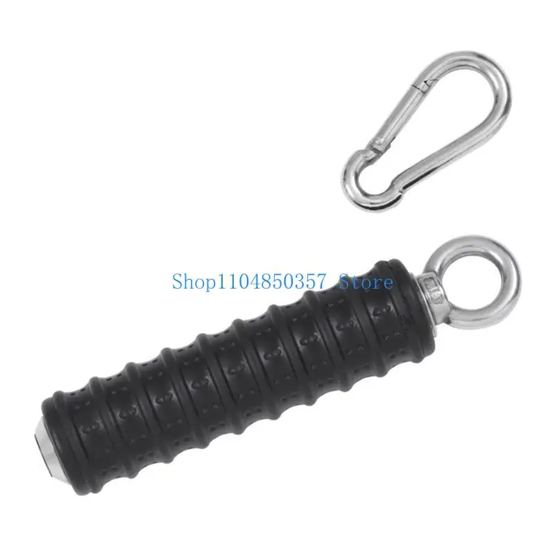 652F Push Down Single Gym Handle Hand Grips Pulley Cable Machine Attachment Hand Grip