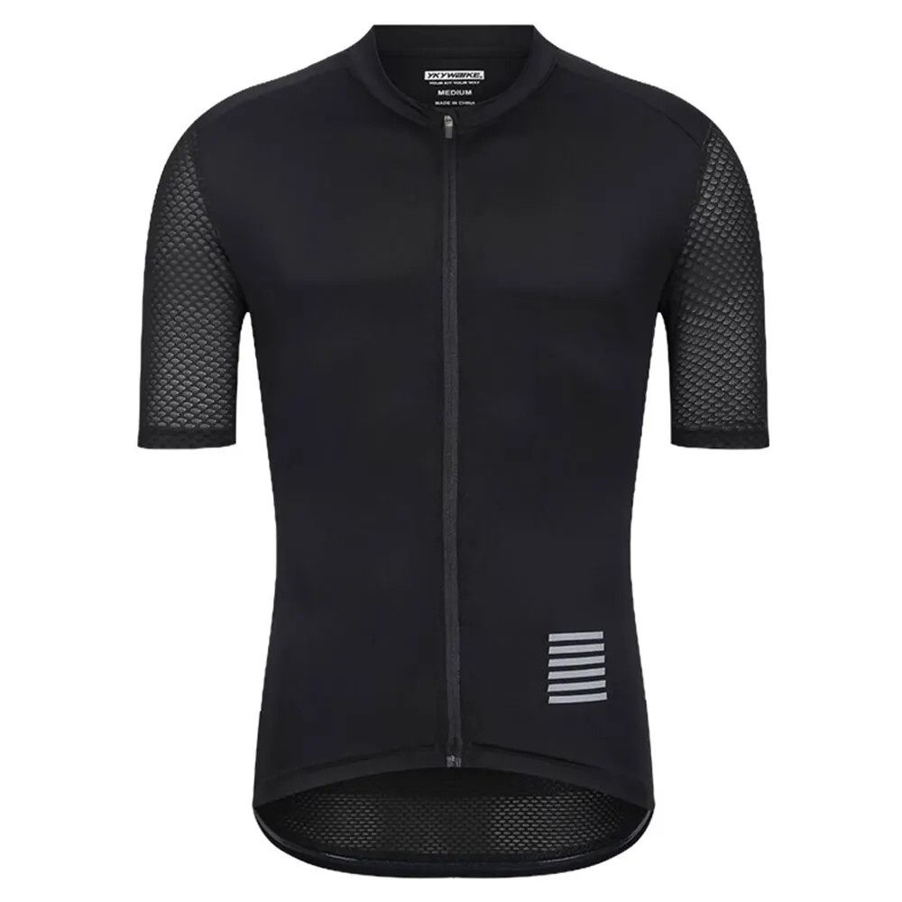 Heren Fietsshirt Korte Mouw Reflecterend Zomer Mtb Maillot Shirt Downhill Jersey Pro Team Mountainbike Kleding