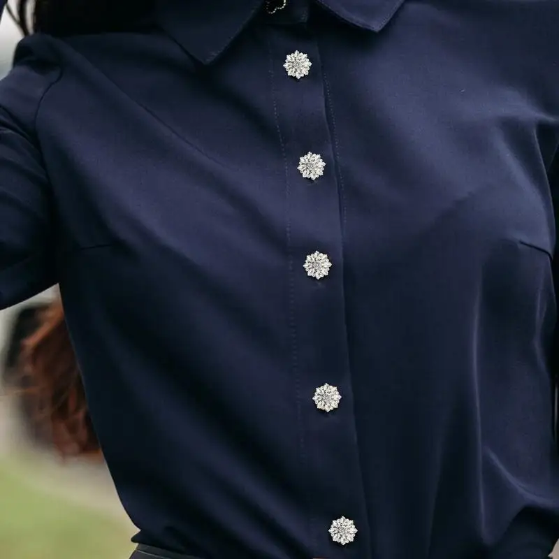 Button Covers for Women Elegant Sleeve Button Clips Button Cover Cufflinks Shiny Decorative Buttons Formal Attire Accessories