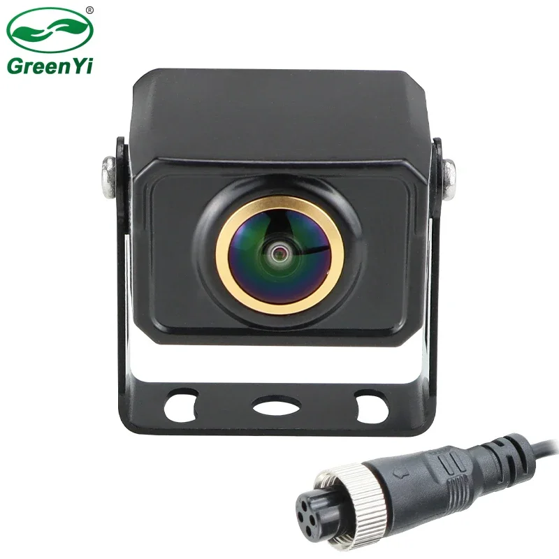 

GreenYi AHD1080P PAL System Aviation 4 Pin Head Cable Fisheye Lens HD Car Rear View Camera Night Vision Vehicle Reversing GP555