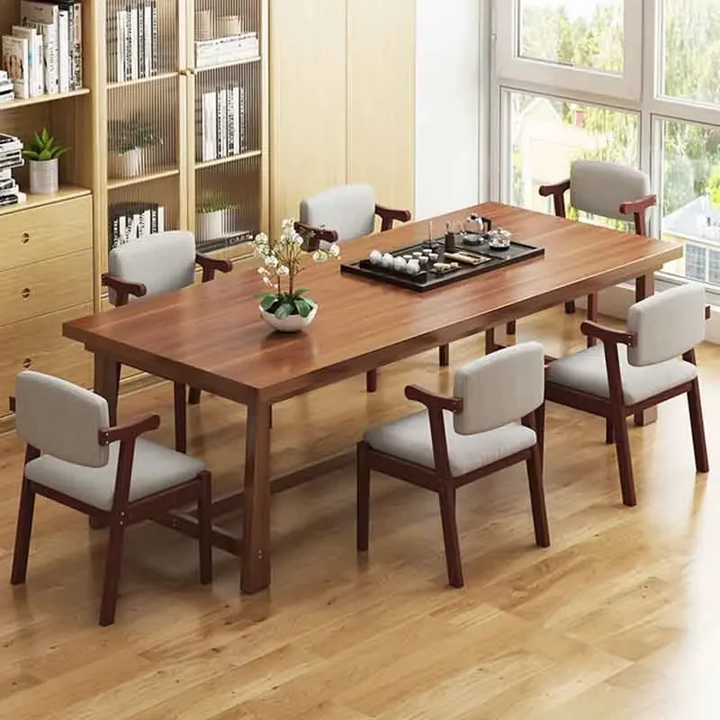

Centerpiece Party Dining Table Floor Style Big Rectangular Room Dining Table Center Kitchen Modern Mesas De Comedor Furniture