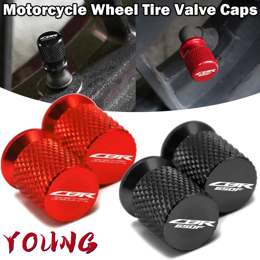 Motorcycle Accessories CNC Wheel Tire Valve Cap For HONDA CBR650R CBR650F CBR 650R 650F CBR650R /F CBR600F F2 F3 F4i All Year