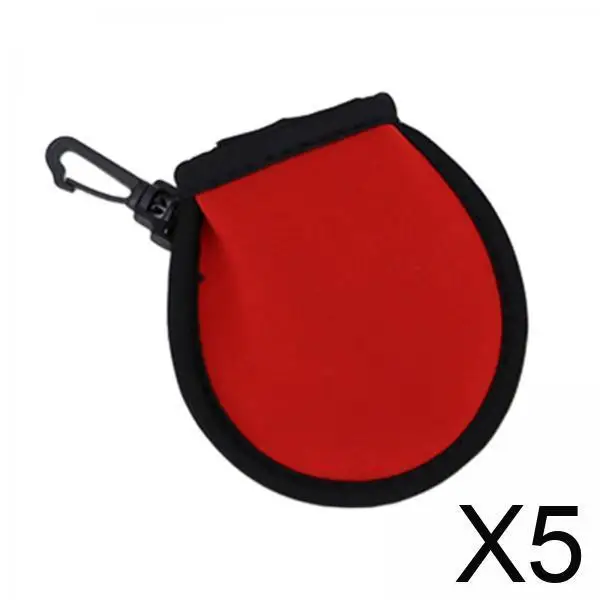 

Reusable Golf Ball Cleaner Pocket Neoprene Towel Pouch Club Washer Waterproof Bag Scrubbing Tool for Golf Equipment