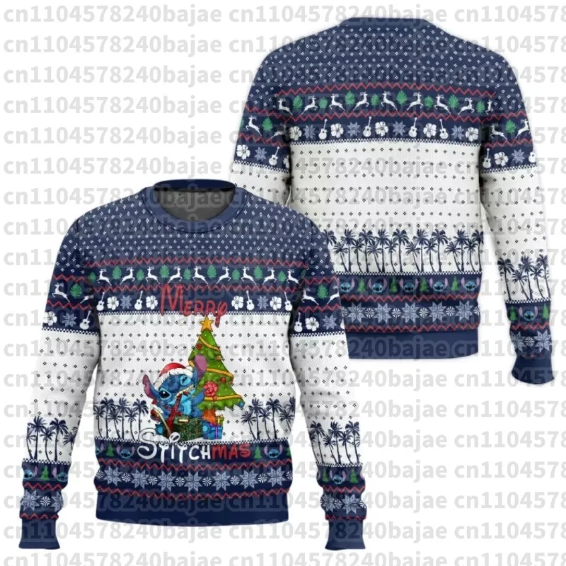 ديزني غرزة مرح غرزة قبيحة طويلة الأكمام ثلاثية الأبعاد طباعة الخريف طويلة الأكمام الأطفال هوديس الرجال والنساء طويلة الأكمام