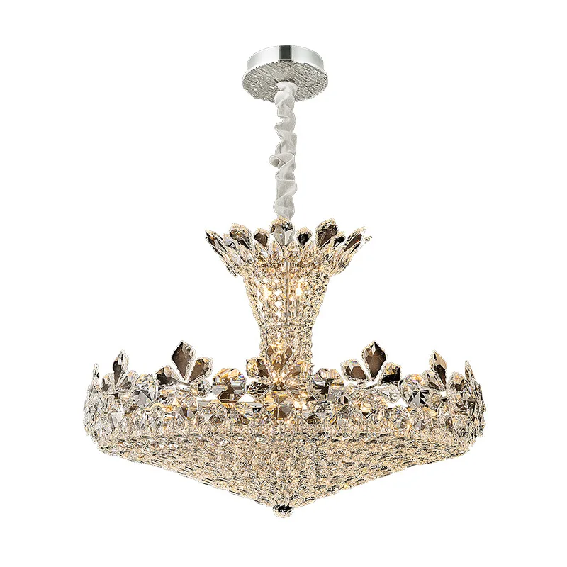 Light Luxury Ltalian Crystal Living Room Chandelier Designer Luxurious Atmosphere Restaurant Lamp Master Bedroom Chandelier
